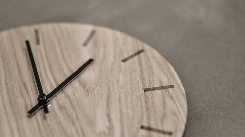 Hemverk Wall Clock - light oak