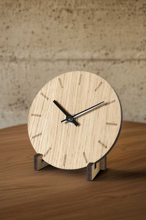 Light Oak vægur - Ø12cm