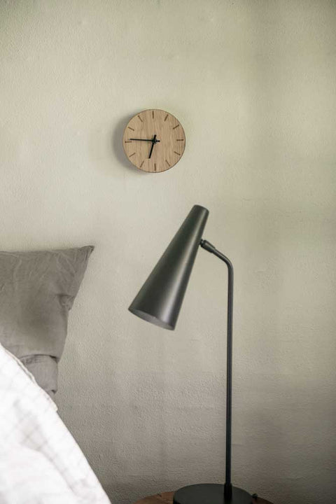 Light Oak vægur - Ø12cm