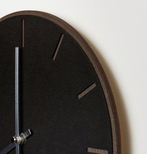 Nero Dark Oak vægur – Ø28/Ø38 cm