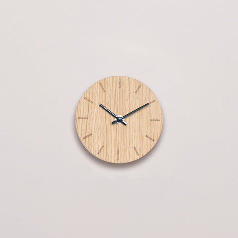 Light Oak vægur - Ø12cm