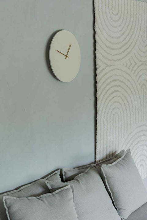 Really creme vægur - Ø28cm/38cm