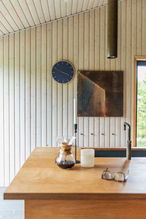 Smokey Blue Oak vægur – Ø28/Ø38 cm