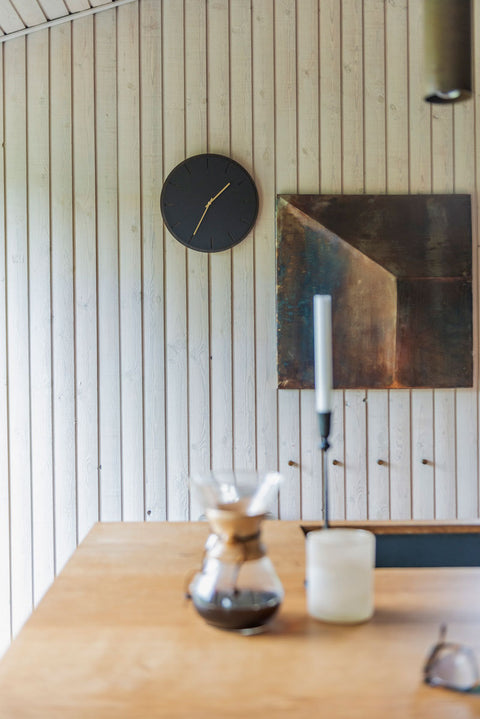 Nero Dark Oak vægur – Ø28/Ø38 cm