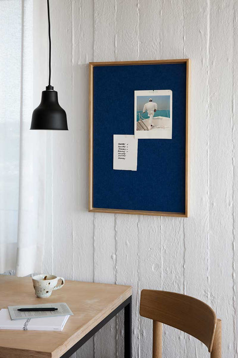 Recy. Pinboard – Cobalt Blue filt – 4 størrelser.